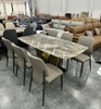 Bàn Ăn 6 Ghế Mặt Đá Tự Nhiên 2374S