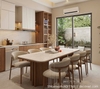Bàn Ăn 8 Ghế Gỗ Sang Trọng 2690S