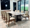 Bàn Ăn 8 Ghế Mặt Đá Cao Cấp 2754S