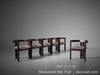 Bàn Ăn Gỗ 10 Ghế Cao Cấp 1551S