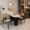 Bàn Ăn Gỗ Mặt Đá 4 Ghế 2976S