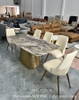 Bàn Ăn Mặt Đá 6 Ghế 2329S