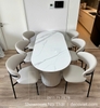 Bàn Ăn Mặt Đá 6 Ghế Đẹp 2201S