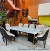 Bàn Ăn Mặt Đá 8 Ghế Hiện Đại 2496S