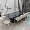 Bàn Ăn Mặt Đá Cẩm Thạch 10 Ghế 2812S