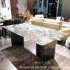 Bàn Ăn Mặt Đá Cẩm Thạch 8 Ghế 2774S