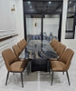 Bàn Ăn Mặt Đá Marble 10 Ghế 2040S