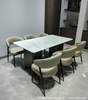 Bàn Ăn Mặt Đá Marble 6 Ghế 2836S thiết kế hiện đại