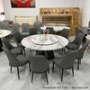 Bàn Ăn Tròn Mặt Đá 1m6 10 Ghế 2895S