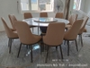 Bàn Ăn Tròn Xoay 10 Ghế 1m5 2426S