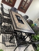 Bàn Ghế Nhôm Đúc 8 Người 2076T