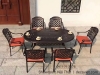 Bàn Ghế Nhôm Đúc Ngoài Trời 2014T chống gỉ sét, bền bỉ với thời tiết.