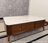 Bàn Sofa Gỗ Mặt Đá 420S