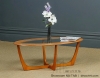 Bàn Sofa Gỗ Mặt Kính 411S