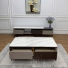 Bàn Sofa Mặt Đá Nhập Khẩu 437S