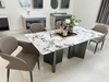 Bộ Bàn Ăn Mặt Đá Chân Sắt 2681S