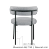 Ghế Ăn Bọc Vải Đẹp 449S