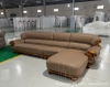 Sofa Gỗ Mun Bọc Da Bò Thật 1053T