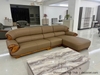 Sofa Gỗ Mun Bọc Da Bò Thật 1053T