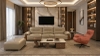 Sofa Băng Bọc Da Nhập Khẩu 1196T