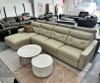 Sofa Da Bò Ý Nhập Khẩu 100% Da Bò Thật 973T