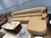 Sofa Gỗ Mun Da Bò Cao Cấp 1090T