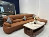 Sofa Gỗ Mun Da Bò Nhập Khẩu 1091T