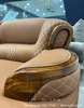 Sofa Gỗ Mun Da Bò Nhập Khẩu 1091T