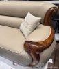 Sofa Gỗ Mun Da Bò Tiếp Xúc 1194T