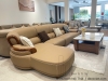Sofa Gỗ Mun Da Bò Ý Nhập Khẩu 1130T
