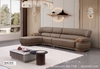 Sofa Gỗ Mun Góc L Bọc Da 1052T - chất liệu gỗ mun cao cấp, bền đẹp theo thời gian