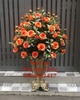 Hoa giả-Bình hoa hồng trang trí