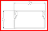Thanh nhôm định hình trang trí ngoài trời F20