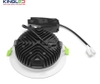 Đèn Downlight Âm Trần Diamond 10W Mặt Cong, Đổi Màu, Viền Vàng