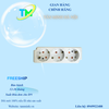 Ổ cắm suko 3 ổ không dây hàn quốc