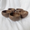 COCONUT SHELL BOWL WITH STANDS