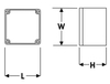 Hộp nối dây Sino 110x110x50 ( E265/2X)