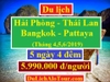 Tour du lịch Hải Phòng Thái Lan Bangkok Pattaya tháng 4,5,6/2019