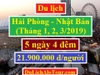 Tour du lịch Hải Phòng Nhật Bản 2019, tour Hải Phòng Nhật Bản giá rẻ