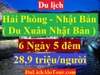 TOUR HẢI PHÒNG - NHẬT BẢN ( DU XUÂN NHẬT BẢN 2018 )