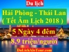 Tour Hải Phòng - Thái Lan ( Tết âm lịch 2018 )