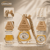 Chai Treo Tinh Dầu Xe Hơi CAROLINE 10ml - Hương Thiên Nhiên, Tự Khuếch Tán, Khử Mùi Ô Tô Cao Cấp