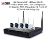 HKcam X4-HD - Bộ Đầu Ghi NVR + 4 Camera WIFI 720P, 100% Không Dây
