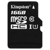 Thẻ nhớ Kingston Micro SDHC 16GB class 10, UHS-I, 45MB/s