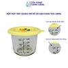 Hộp thủy tinh Likado trữ đồ ăn dặm cho bé có vạch chia, nắp silicone an toàn