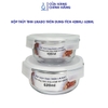 Hộp thủy tinh tròn Likado chịu nhiệt, nắp đậy kín, dùng được trong lò vi sóng