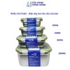 Hộp thực phẩm chữ nhật Likado inox 304 dung tích 350ml, 550ML, 850ml, 2800ml