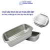 Hộp thực phẩm vuông Likado inox 304 dung tích 600ml, 1200ml, 2400ml