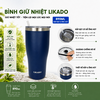 Bình giữ nhiệt Likado inox 304 nắp bật  ống hút dung tích 890ml