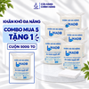 Combo 5 tặng 1 khăn vải đa năng Likado dạng cuộn lớn